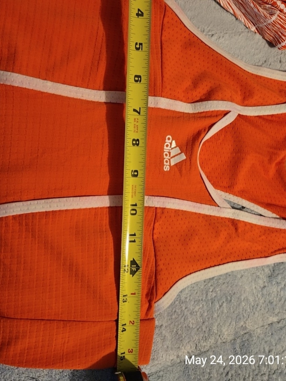 Adidas Orange Tennis Tank & Skirt Set - Picture 8 of 10